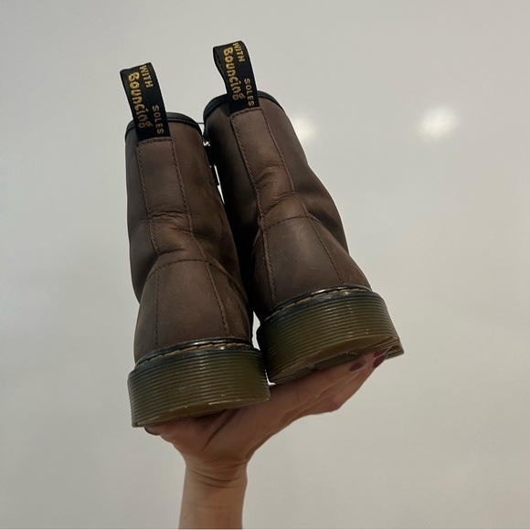 Doc Dr Martens 1460 FAUX FUR LINED LACE UP BOOTS - Picture 3 of 10